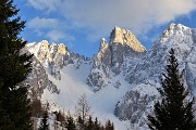 92 Il Cimon della Bagozza nella luce del tramonto